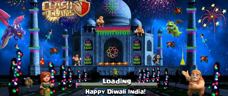 Clash of Clans Honor Indian Diwali Celebration with Animated Video