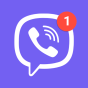 Viber Messenger - Messages, Group Chats & Calls logo