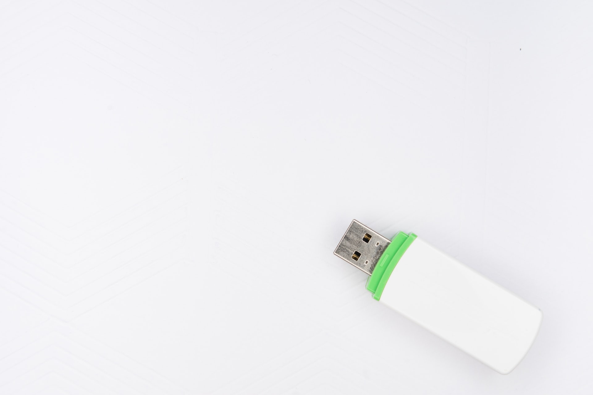 flash drive, white background